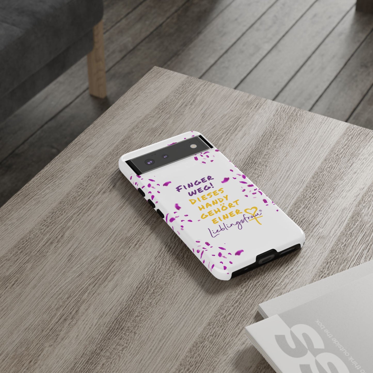 Finger weg dieses Handy gehört einer Lieblingsfrau HANDY HÜLLE