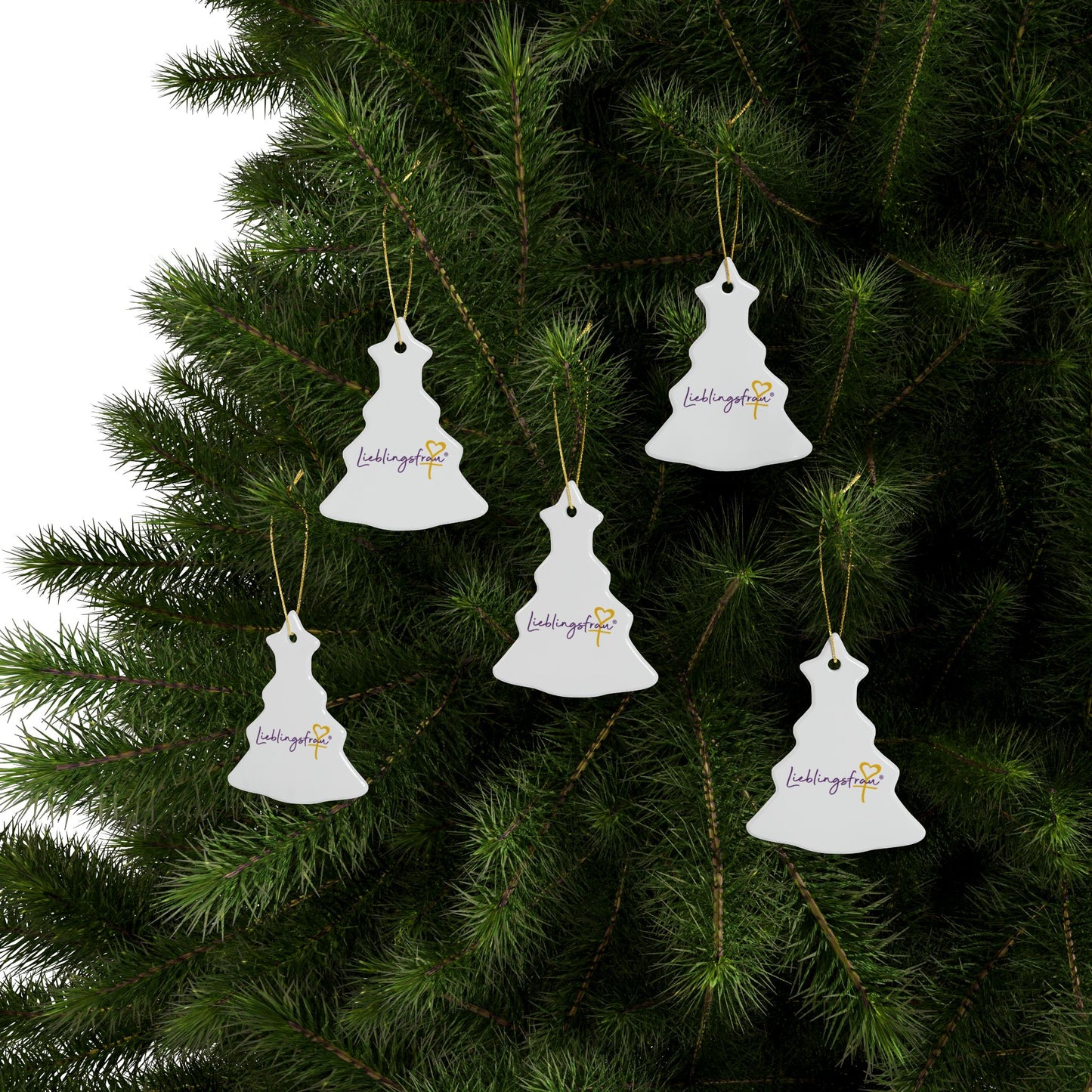 Lieblingsfrau KERAMIKANHÄNGER (Herz, Stern, Rund, Baum, Oval)