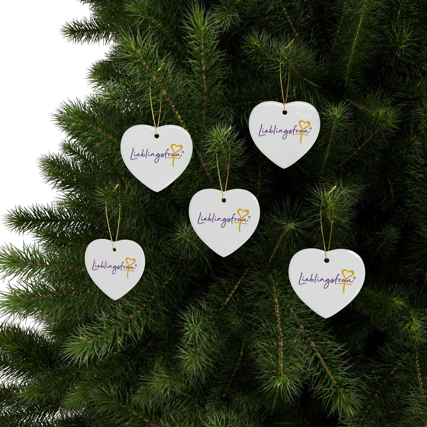 Lieblingsfrau KERAMIKANHÄNGER (Herz, Stern, Rund, Baum, Oval)
