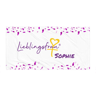 Lieblingsfrau Handtuch Personalisiert Name