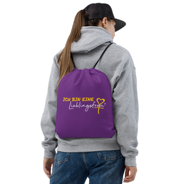 Ich bin eine Lieblingsfrau Turnbeutel