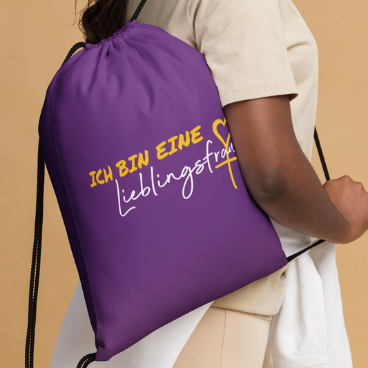 Ich bin eine Lieblingsfrau Turnbeutel