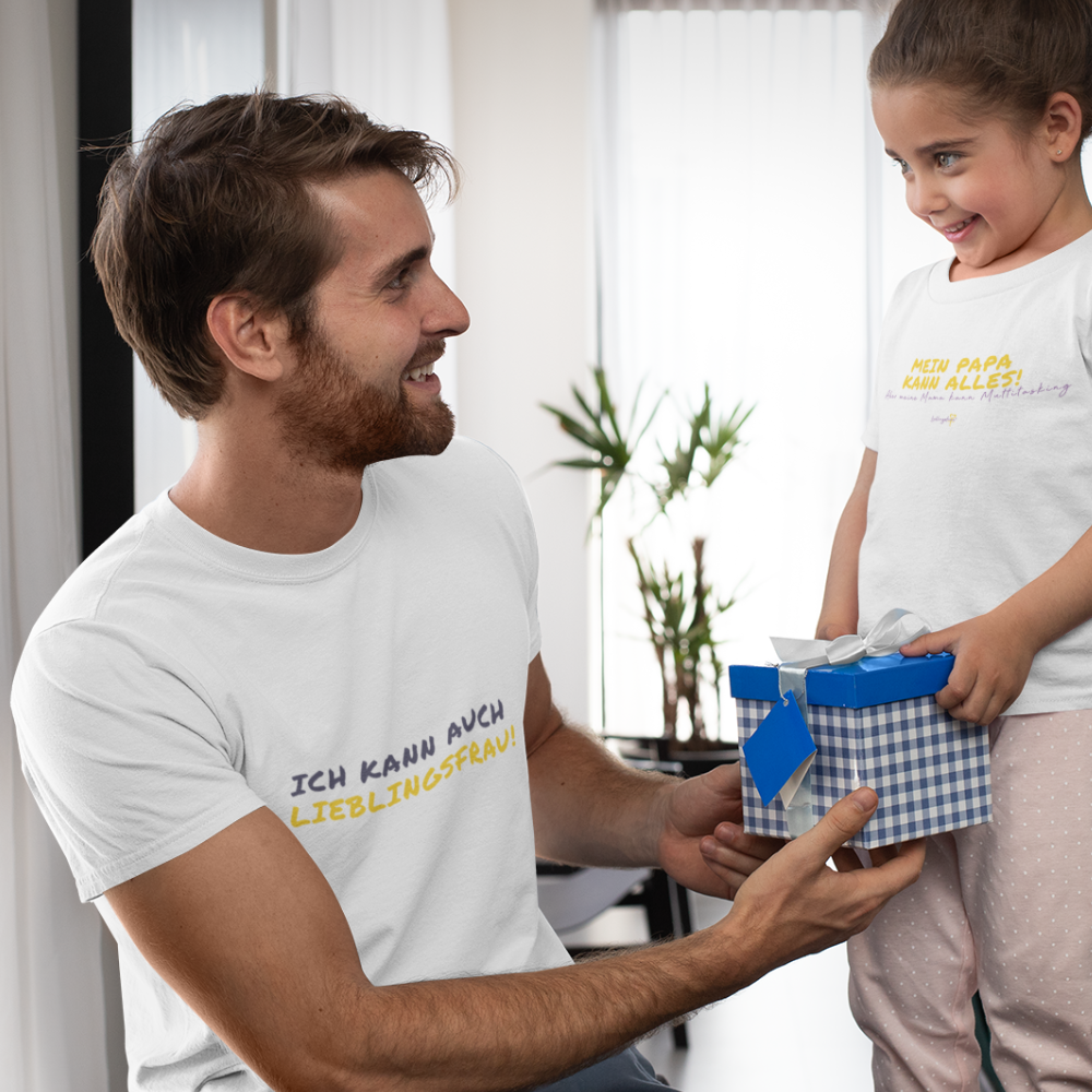 Ich kann auch Lieblingsfrau MÄNNER T-SHIRT