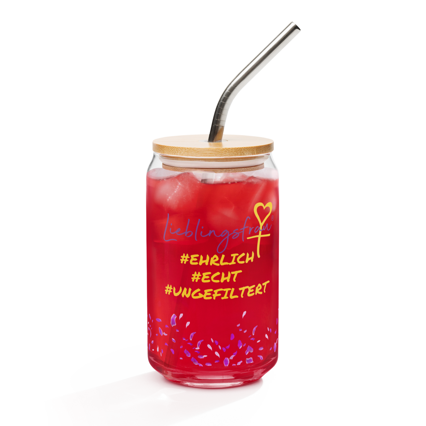 Lieblingsfrau #ehrlich #echt #ungefiltert Limonaden GLAS